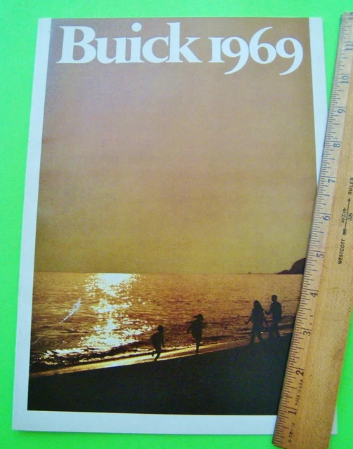 1969 BUICK DLX 16pg CATALOGUE COULEUR brochure RIVIERA Electra GS400