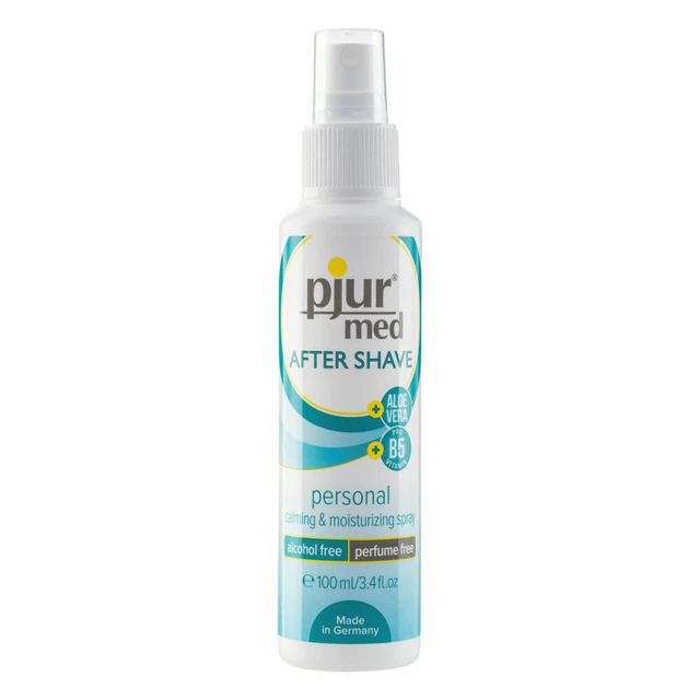 pjur med AFTER SHAVE - Spray de cuidado con aloe vera para el cuidado suave d...