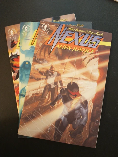 Nexus: Alien Justice #1 - 3.    Dark Horse comics