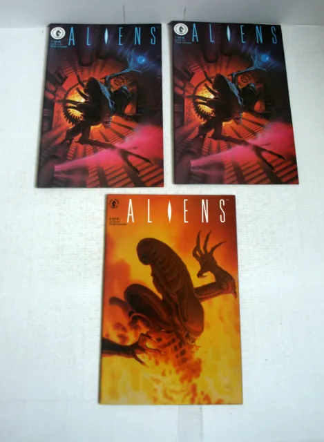 Aliens Lot Vol. 2 #1 & 4, Two Issues, DENIS BEAUVAIS, Dark Horse 1989 FN/VF-NM
