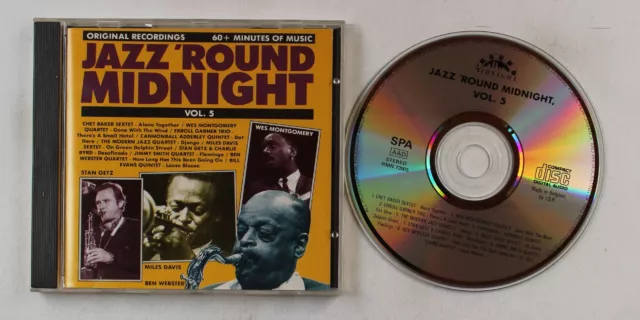 Jazz 'Round Midnight Vol. 5 Portugal CD 1988 Chet Baker Miles Davis Bill Evans