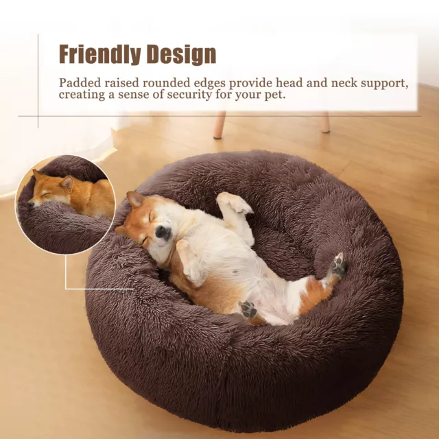 Washable Dog Bed Pet Plush Soft Warm Cushion Cat Mat Puppy Sleeping Kennel Nest 6