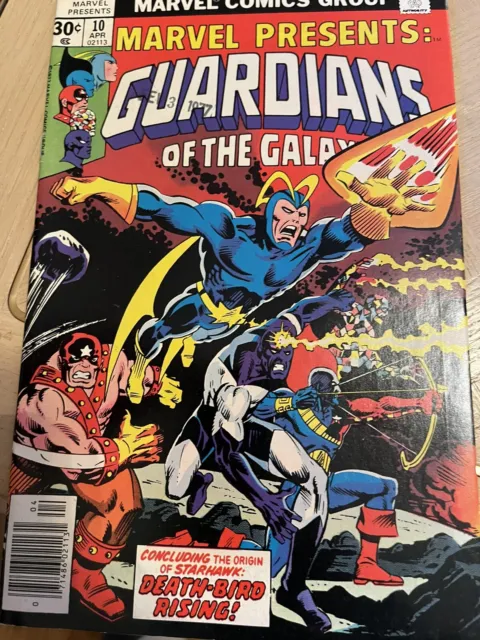 Marvel Presents # 10 Guardians Of The Galaxy,Origin Of Starhawk Nice 