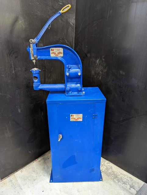 Roper Whitney Pexto Deep Throat Bench Punch Model 15 with Cabinet  2 TON