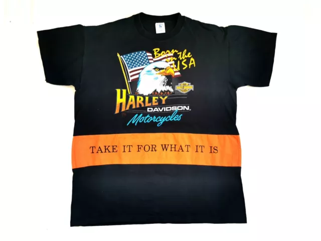 80s Harley Davidson HOLUBEK vintage T-shirt New York Shop Size XL