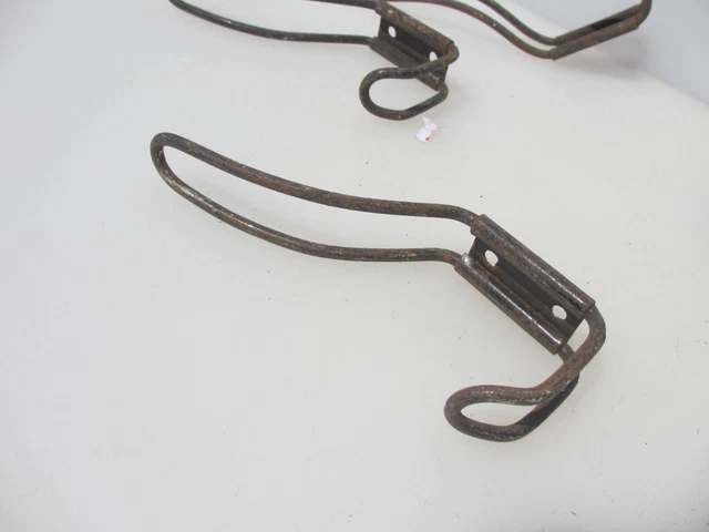 Vintage Iron Coat Hook Hat Hanger Old Art Deco Mid Century - £5 each