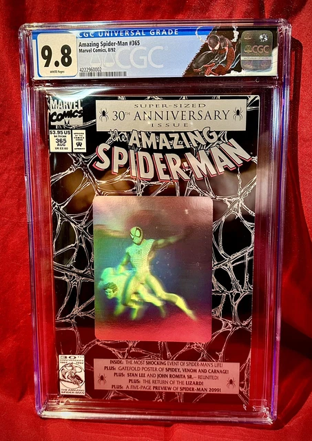 🔴 Amazing Spider-Man #365 CGC 9.8 WP | First Appearance of Spider-Man 2099 🔵