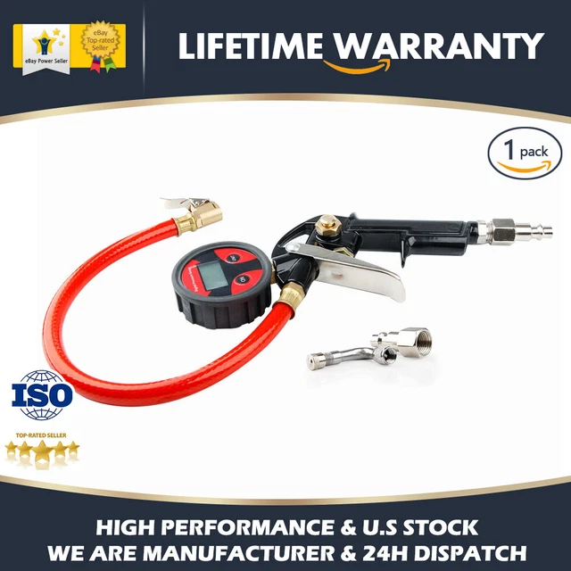 Tire Plugs LockNFlate Tire Inflator Bundle 150PSI Locking Chuck