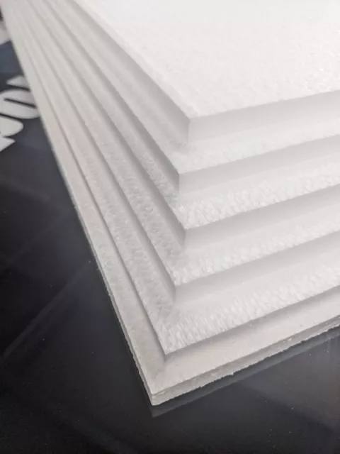 (600x400x25mm) FOAM PACKING SHEETS WHITE Polystyrene EPS Insulation/Poly  Boards