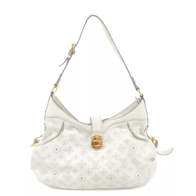 Auth Louis Vuitton Monogram Mahina XS Shoulder Bag Blanc White M95661 Used