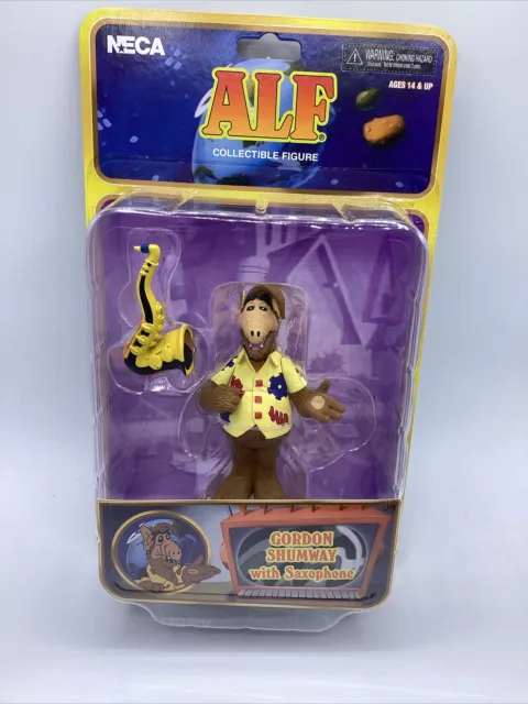 NEW NECA ALF Gordon Shumway with Saxophone Action Figure (MH10A)