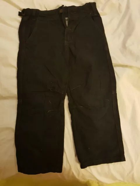 JEAN BOURGET Boys designer black jeans Size 6 ans  EUC