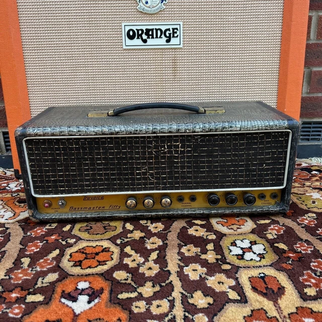 Vintage 1960s 1962 1963 Selmer Truvoice Bassmaster 50 Fifty Valve Amplifier Head