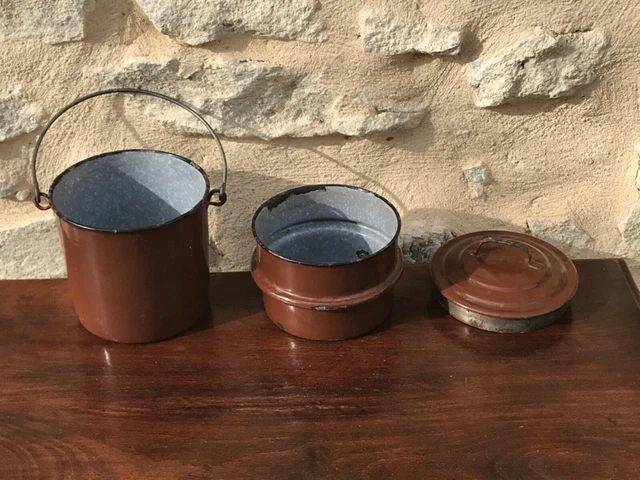 Mug Castrol émaillé - Déco vintage/Mugs
