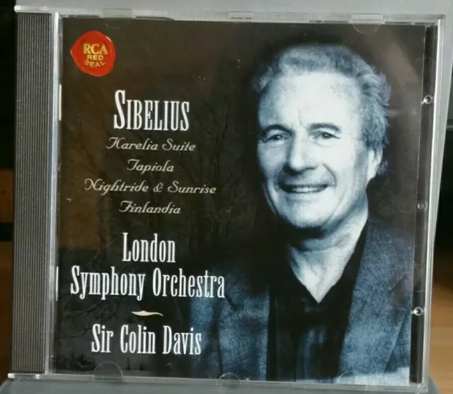 RCA Red Seal CD Sir Colin Davis LSO Sibelius Karelia Suite Finlandia Oceanides