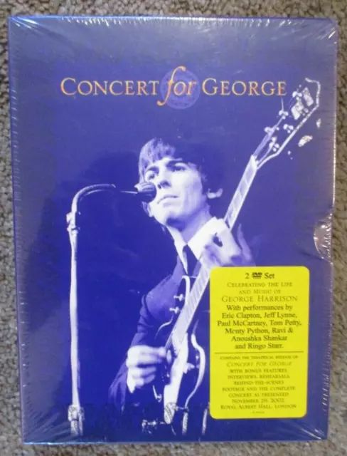NEW SEALED Concert for George Harrison 2xDVD 2003 Eric Clapton Ringo Starr