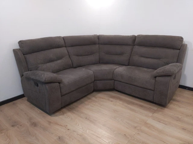 SCS ALEXANDER 1 Corner 1 Manual Recline in Slate Beige Contract