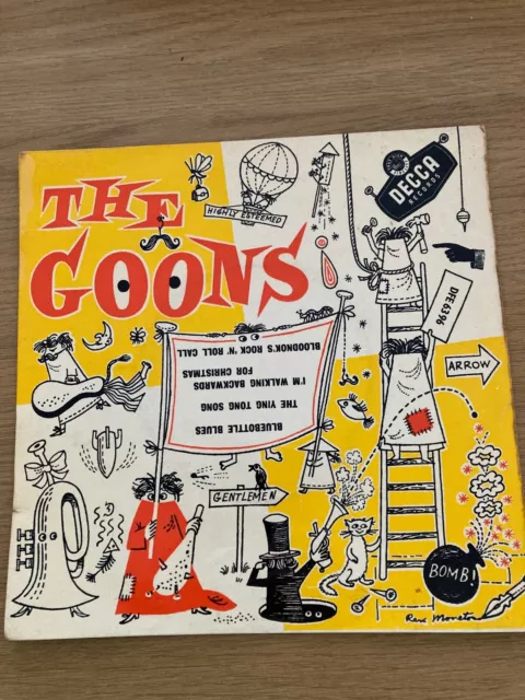 The Goons 7" EP Bluebottle Blues - Ying Tong Song Decca Records DFE 6396