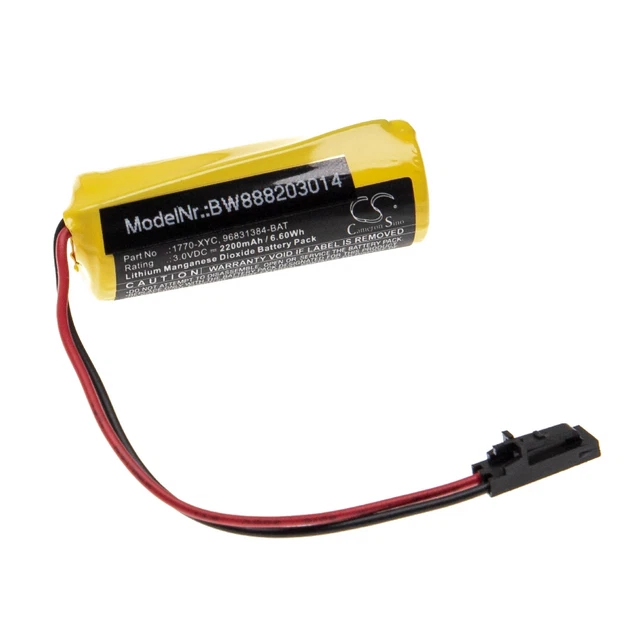 PLC Batterie für Allen Bradley PLC-5 Controller Series A, Series B 2200mAh