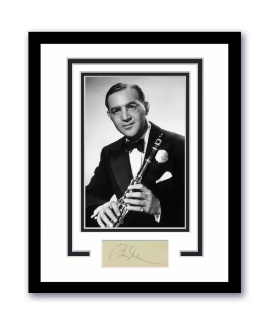 Benny Goodman Autographed Signed 11x14 Framed Photo Jazz Legend ACOA