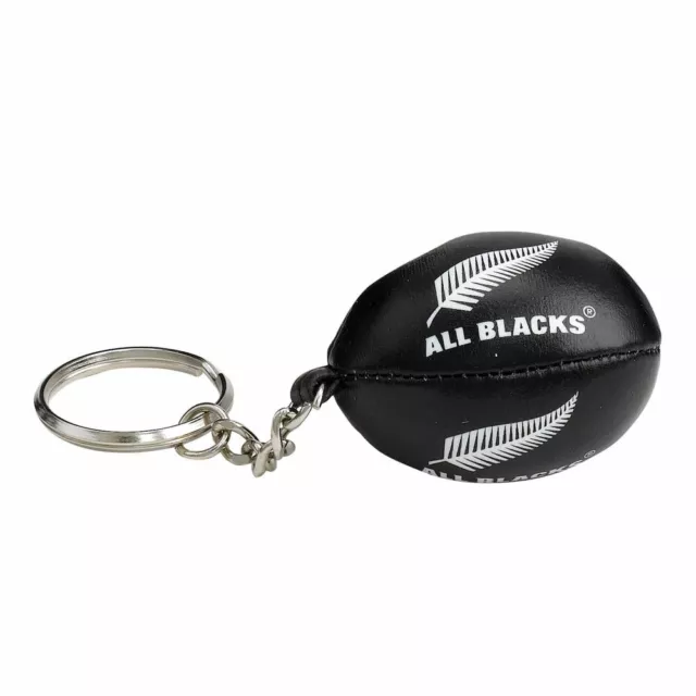 GILBERT new zealand all blacks rugby ball key ring [black]