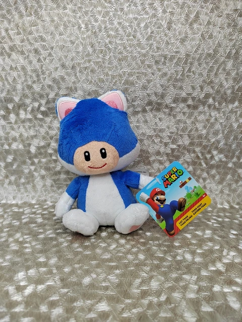 WORLD OF NINTENDO Blue Cat Suit Toad Super Mario Jakks Pacific 6 Soft Toy 11.99 PicClick UK
