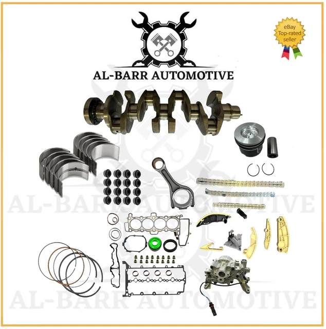 LAND ROVER/JAGUAR 2.0 D Aj200 204Dtd Timing Chain+Crankshaft+Engine ...