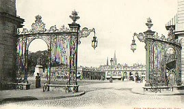 CPA 54 NANCY Place Stanislas & Lamour Jean Grids