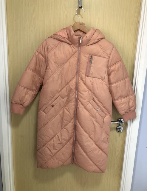 River Island Longline Shower Resistant Puffer Jacket Age 9-10 Years NEW RRP £52