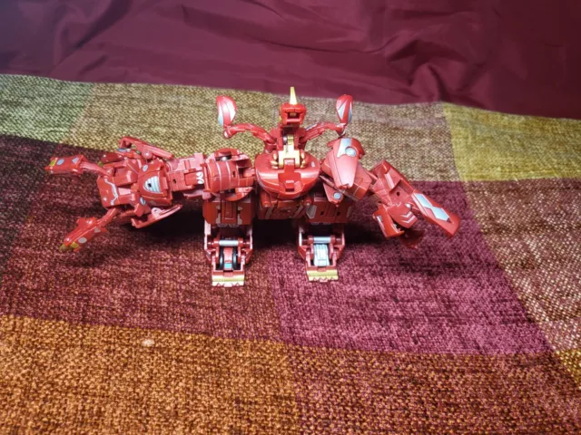 Bakugan Battle Brawlers Pyrus Maxus Dragonoid 7 In 1 Completed Bakugan Battle Brawlers Pyrus Maxus Dragonoid 7 In 1 Completed