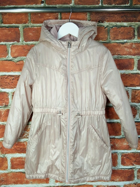 Girls Coat Age 6-7 Years Next Lightweight Jacket Pink Lined Padded Warm 122Cm