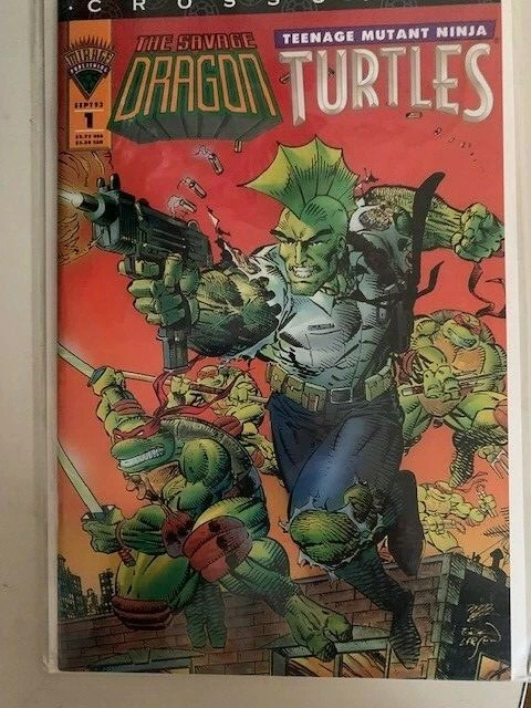 The Savage Dragon / Teenage Mutant Ninja Turtles #1 Crossover (1993 Mirage) VF+