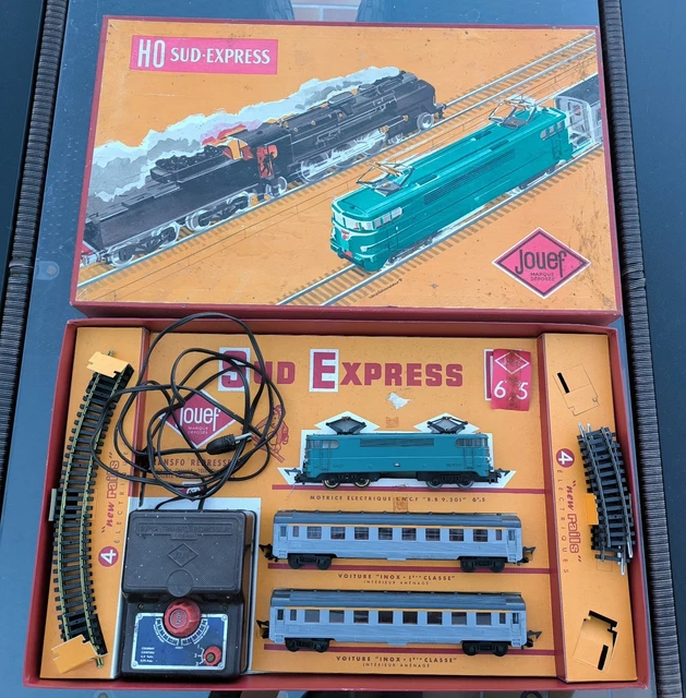 JOUEF HO locomotive électrique BB 9201 SNCF+2 wagons jouef - Collection
