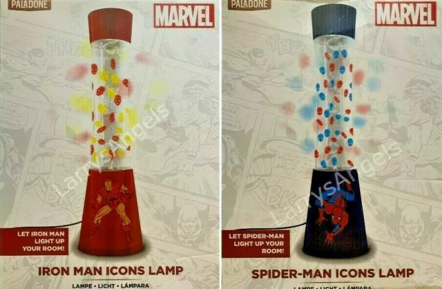 MARVEL OFFICIAL Motion Lamp Iron Man Icons Red Paladone Light New Boxed.  £24.99 - PicClick UK