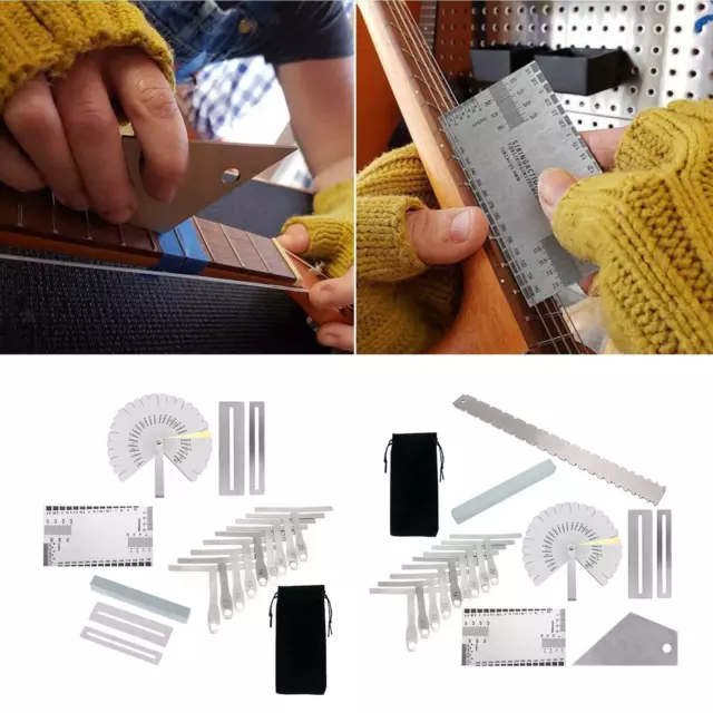 Guitar Luthier Tools Luthier Measuring Tools Set Guitar Set Up Kit Including