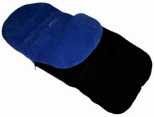 Universal Footmuff Fleece Pushchair Stroller Buggy Car seat Cosy toes Dark Blue