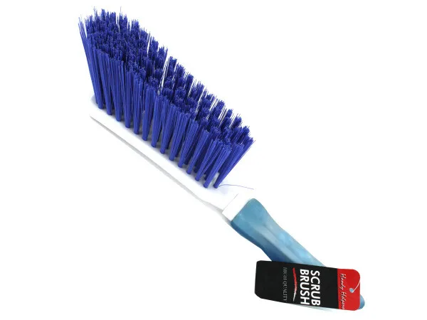 Small Cleaning Brush With Plastic Handle 4 Row Nylon Xstiff