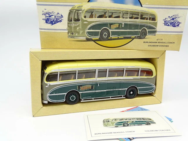 Bus Miniature Corgi 1/50 N°97172 - Burlington Seagull / Stratford Blue - Collection Diecast