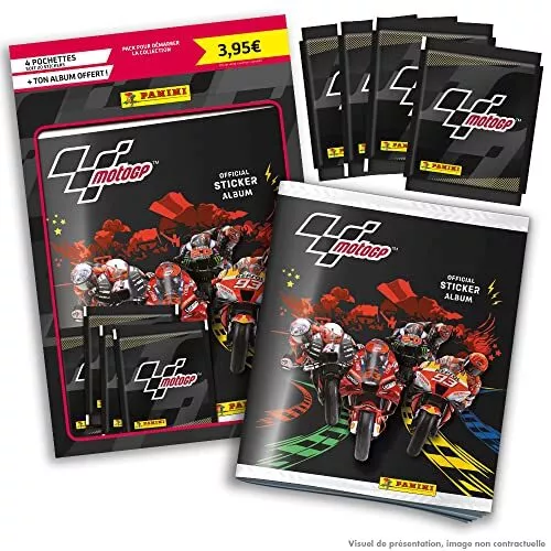 Panini MOTO GP Stickers 4 pochettes + album offert