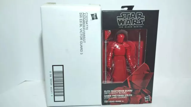 Figura de acción Star Wars Black Series ELITE PRAETORIAN GUARD exclusiva de Amazon de 6"