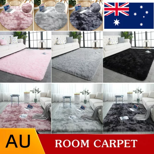 Fluffy Faux Fur Sheepskin Rug Non Slip Large Floor Carpet Rugs Mat Plush Soft AU