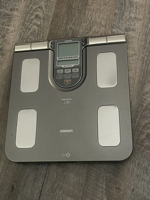OMRON FULL BODY Sensor Composition Monitor Weight Scale HBF514 BMI ...