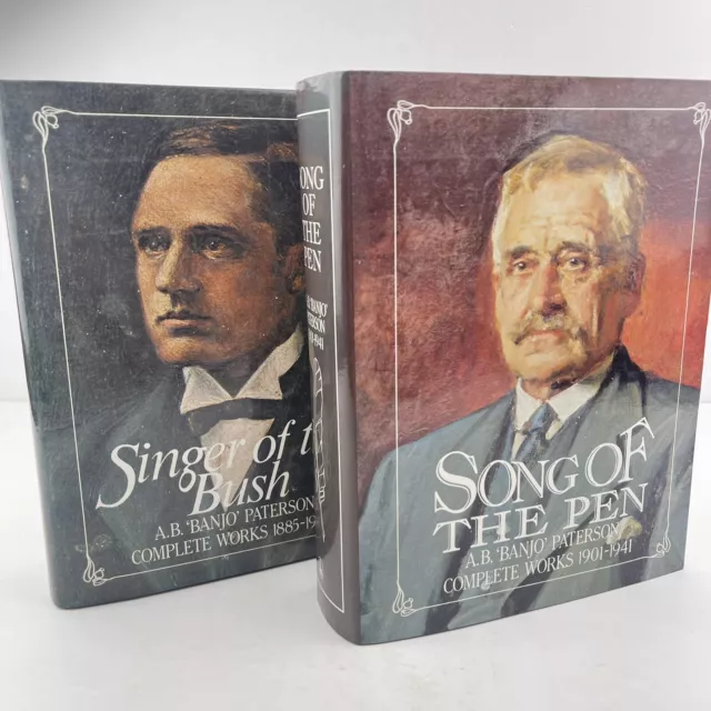 AB Banjo Patterson Complete Works Songs of the Pen & Singer of the Bush Bookset