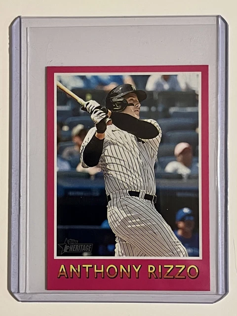 2024 TOPPS HERITAGE Mini Anthony Rizzo #75BS-14 1975 Baseball ...