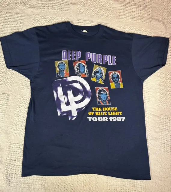 1987 Deep Purple The House Of Blue Light T-shirt