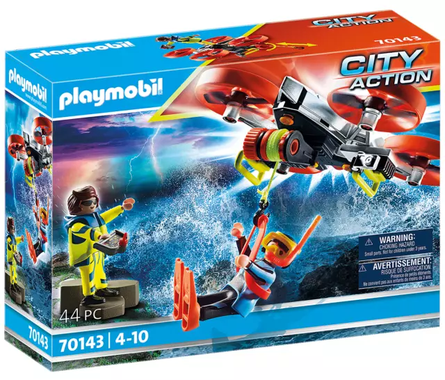 Playmobil ® 70143 Secouriste et drone / City Action - Neuf - New - nuevo