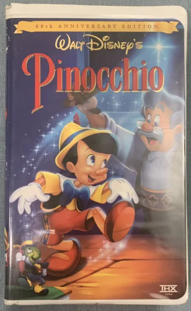 Walt Disney's Pinocchio VHS 1999 60th Anniversary Edition 18679