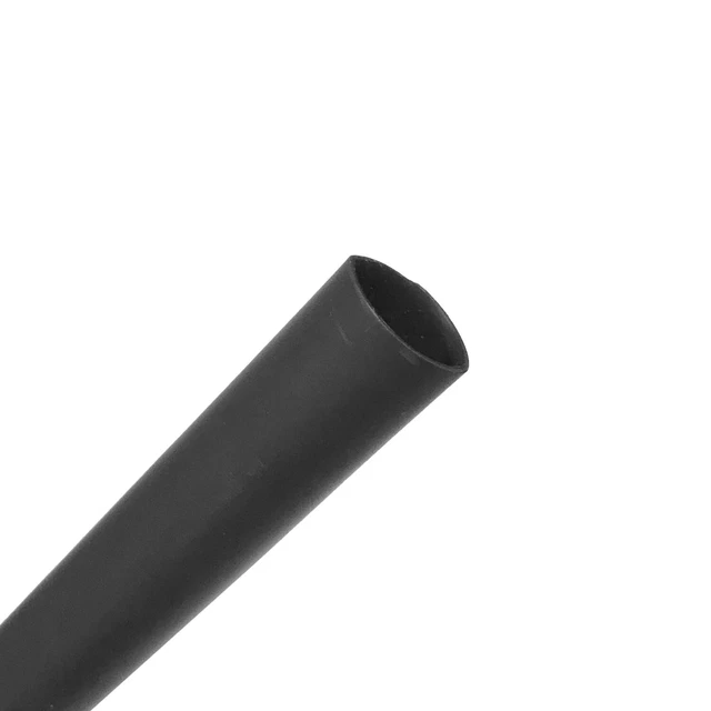 1/4& HEAT SHRINK (21) Sleeving, Black PVC Tubing, 5 ft Length 17.89