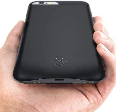 Trswyop Coque Batterie pour iPhone X/XS 6500 mAh 5,8 Pouces Portable Externe Batterie Puissante Power Bank Chargeur Coque Rechargeable pour iPhone X/XS 