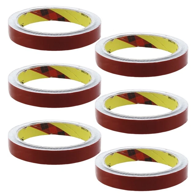 6X Starke Dauerhafte Doppelseitige Super Klebrige Schaum-Bandrolle für Fahr6694